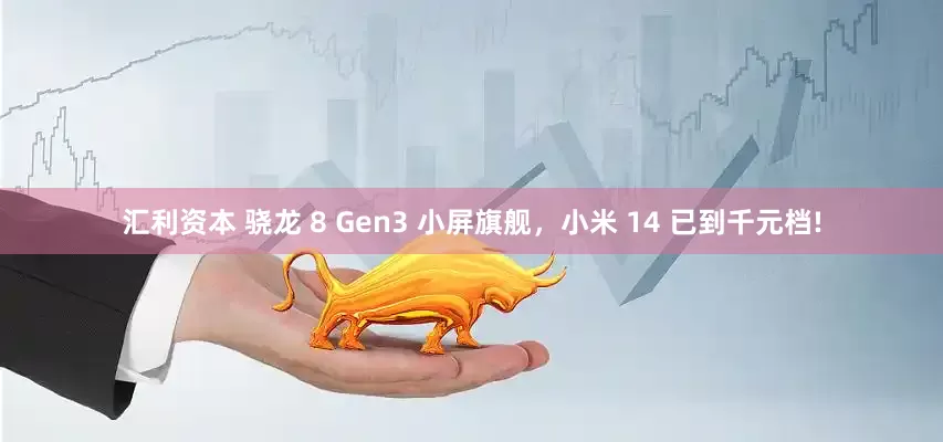 汇利资本 骁龙 8 Gen3 小屏旗舰，小米 14 已到千元档!